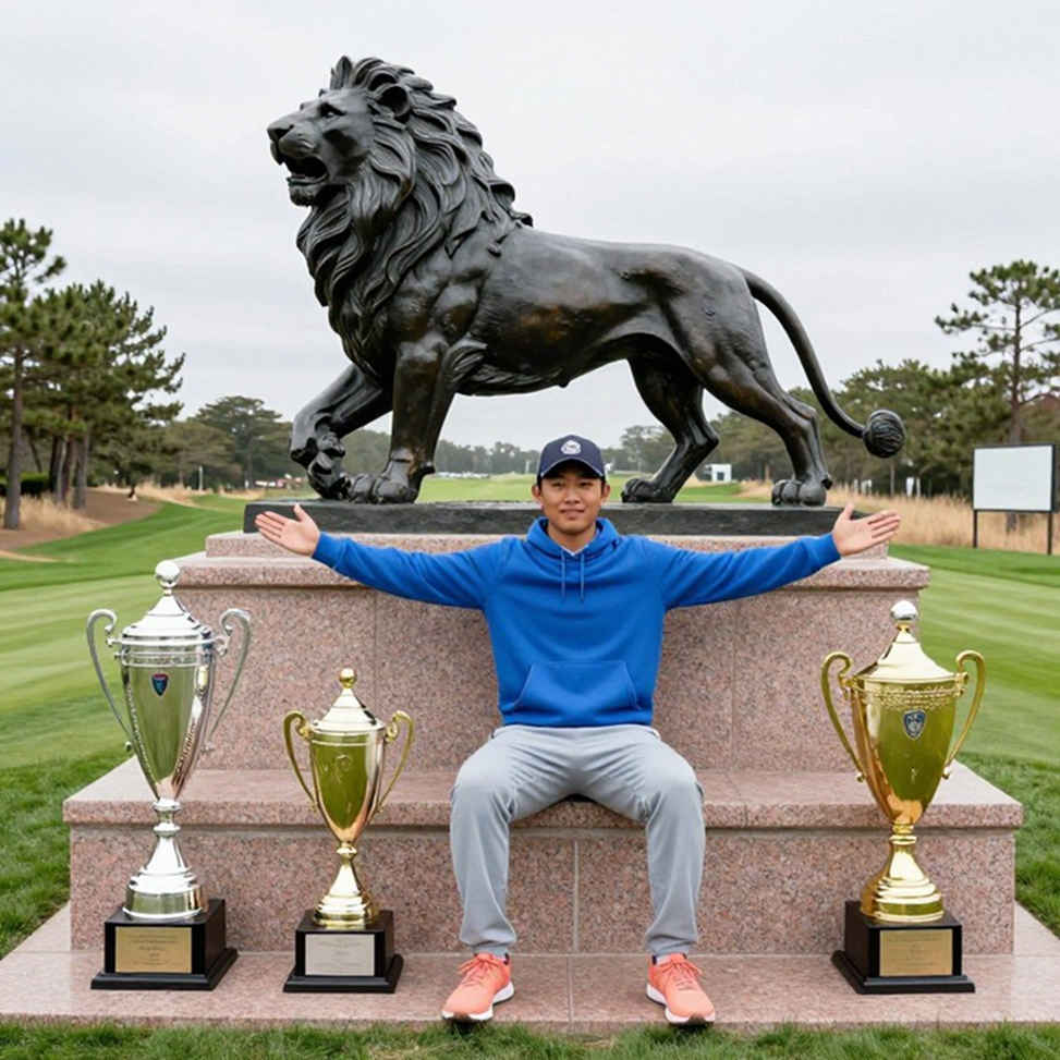 Tom Kim rời Presidents Cup trước lễ trao cúp: Bốn điểm, một chuyến bay, và suất miễn nghĩa vụ quân sự
